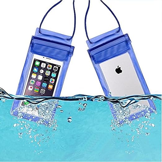 Buy TecSox Waterproof Sealed PVC Transparent Rain Protection Mobile Cover Pouch