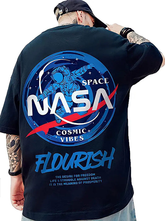 Oversized T shirt T shirts for men - BlueNasa