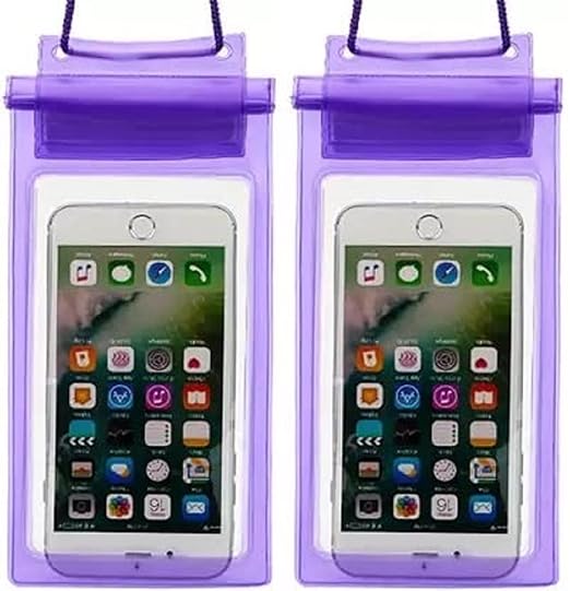 Buy TecSox Waterproof Sealed PVC Transparent Rain Protection Mobile Cover Pouch