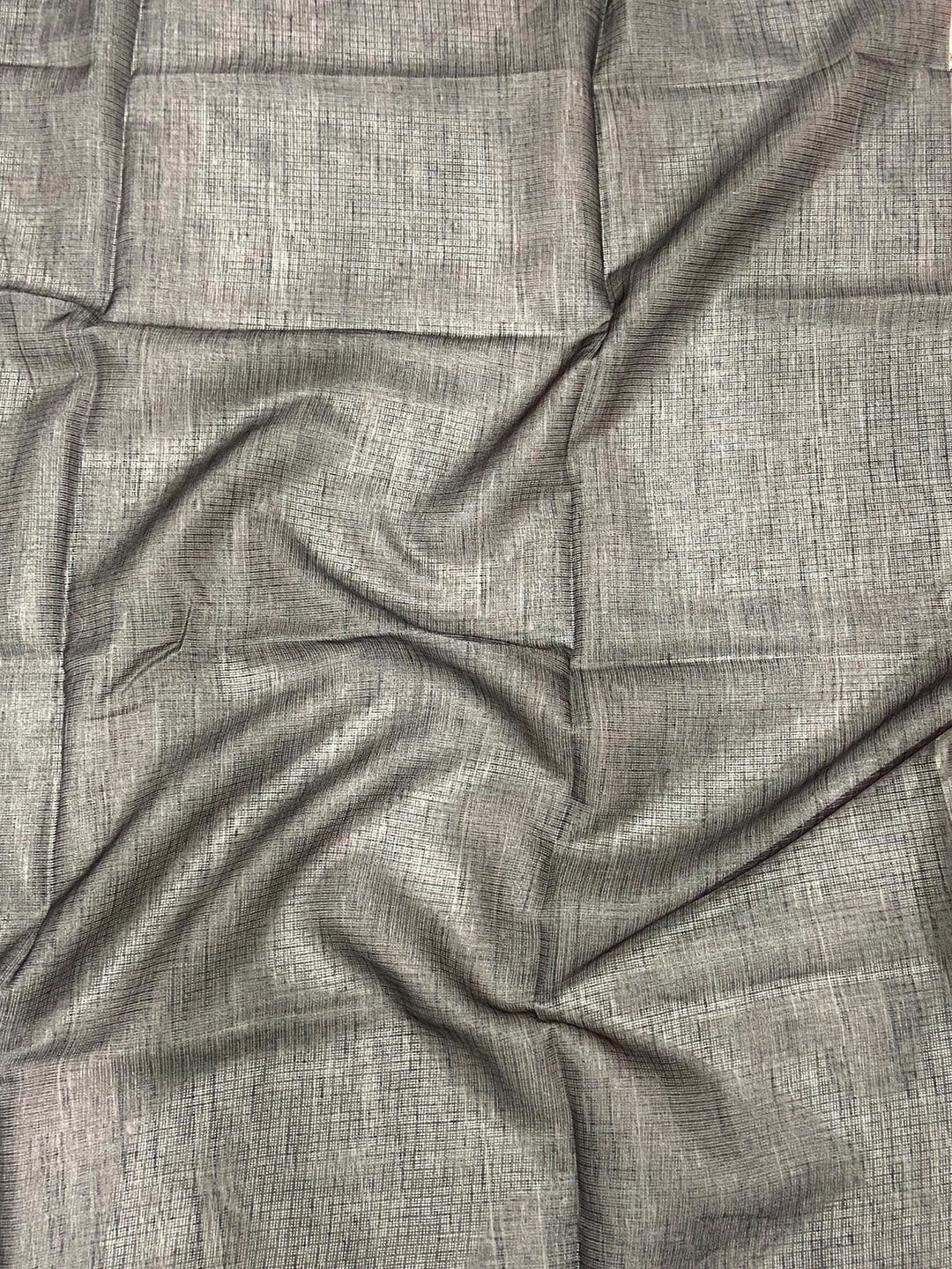 Grey Floral Cut Work Kota Saree by My Store