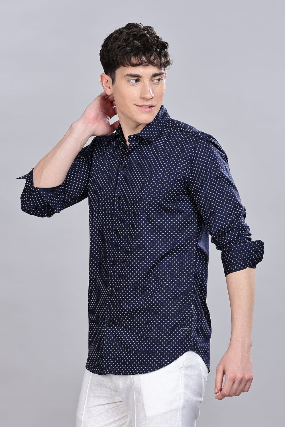 Snow Flakes Printed Shirt