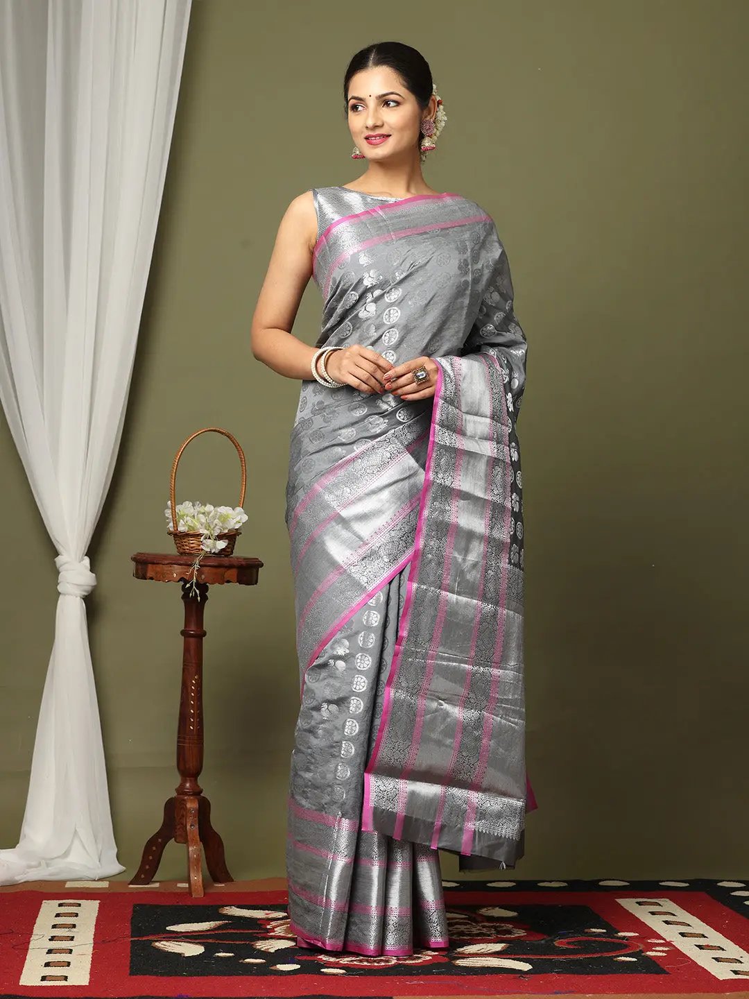 Kanjivaaram Soft Silk Design Saree