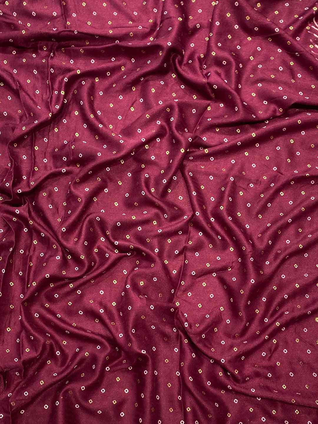 Exclusive Manipuri Silk Saree with Foil Print by My Store