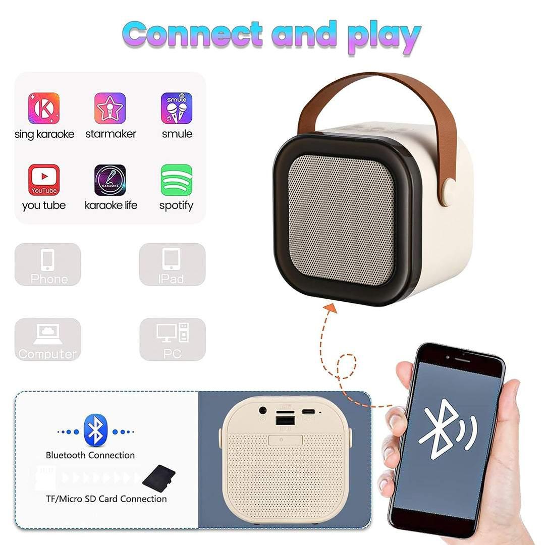 Order Karaoke Mic with Speaker & with Mic Voice Changing Option
