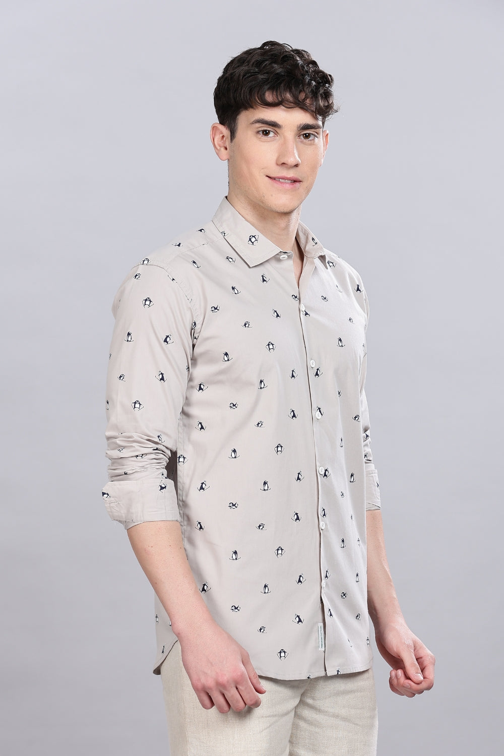 Ski Pingvin Printed Shirt
