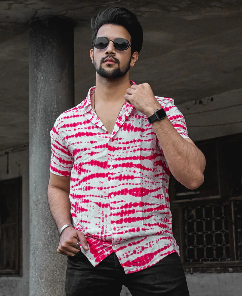Tie-Dye Pink Shirt