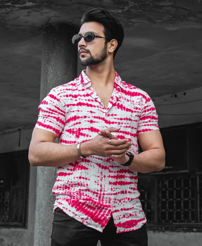 Tie-Dye Pink Shirt