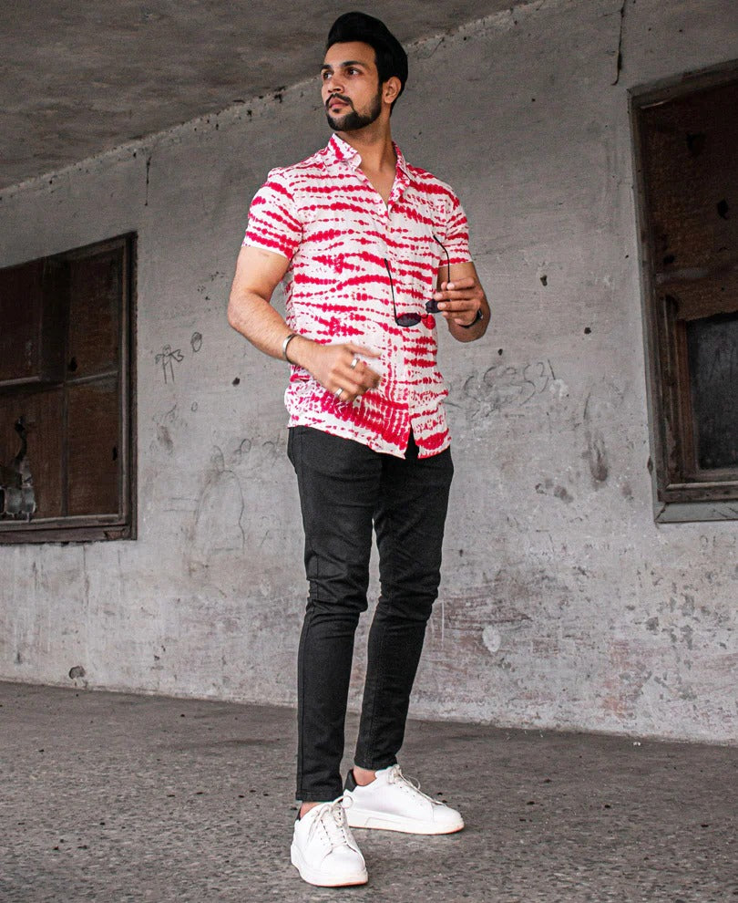 Tie-Dye Pink Shirt