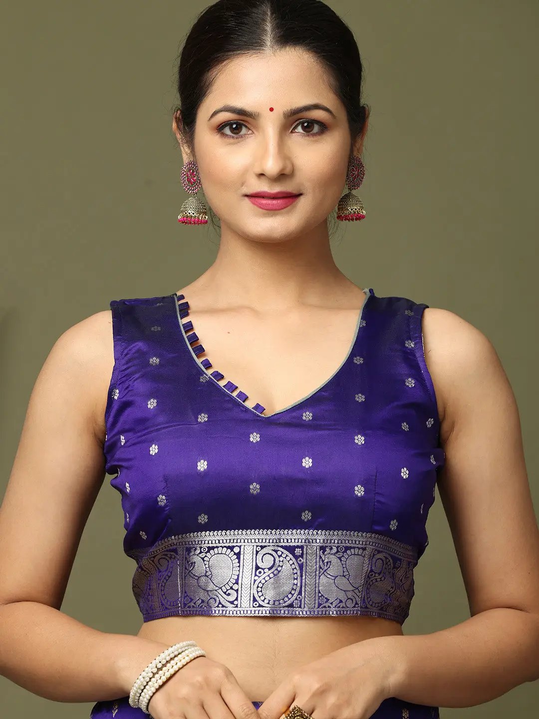Kanjivaram Soft Silk Design Saree by My Store