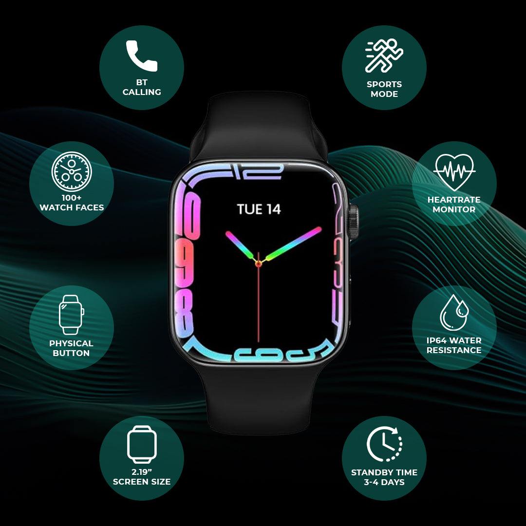 Get Thrill Smart Watch | 2.19" HD Display + Water Resistant