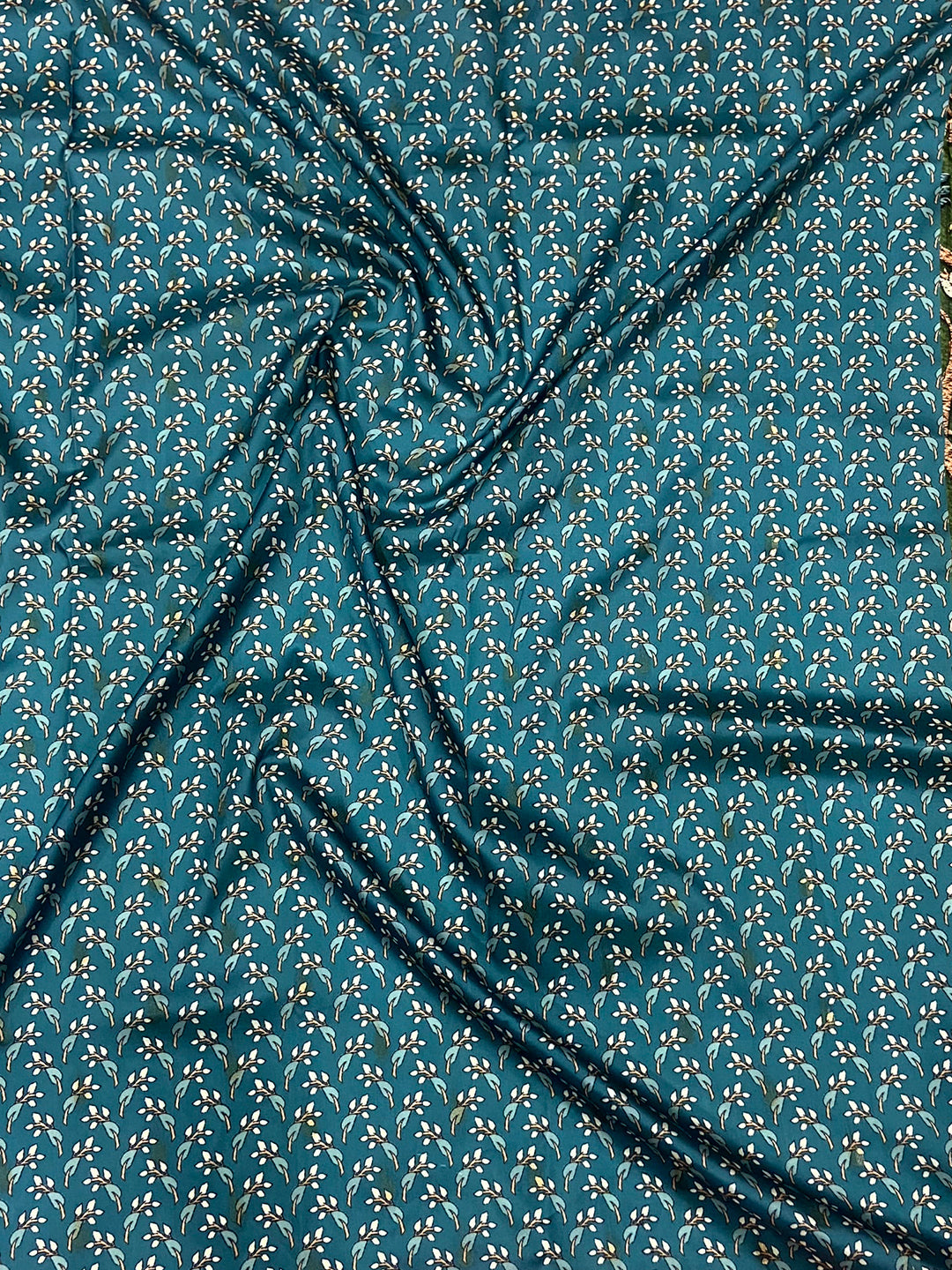 Green Yevla Pathani Soft Silk Saree by My Store