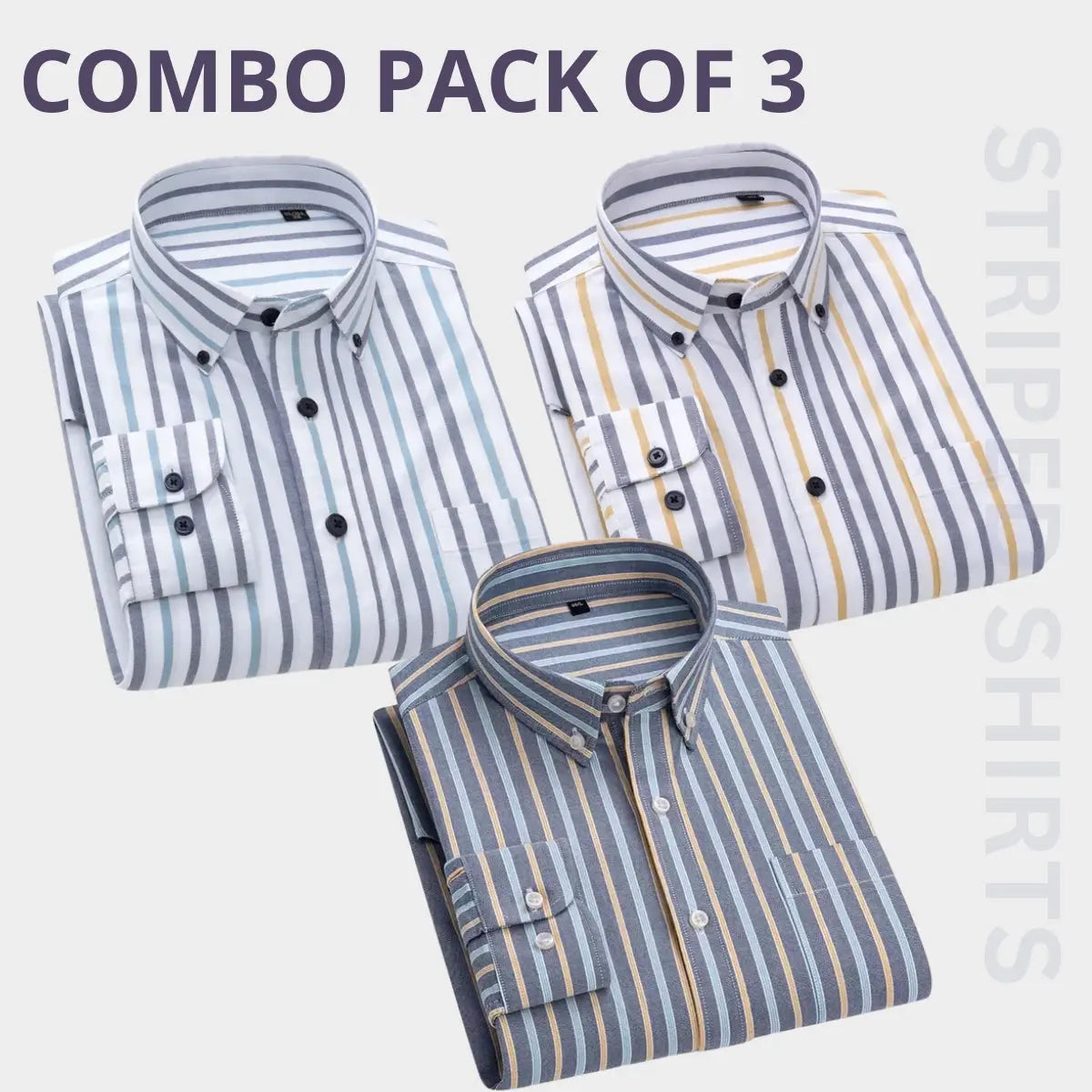 Men's Premium Check Shirt High Quality Combo Pack of 3 The Largest Online Store