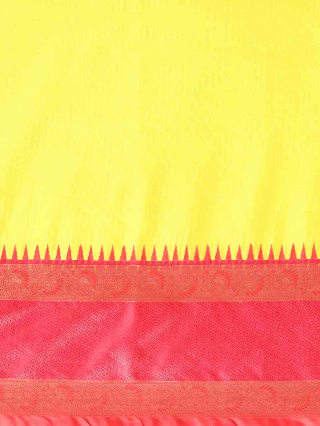 Exclusive Ganga Jamuna Pattu Border Banarasi Soft Silk Saree by My Store