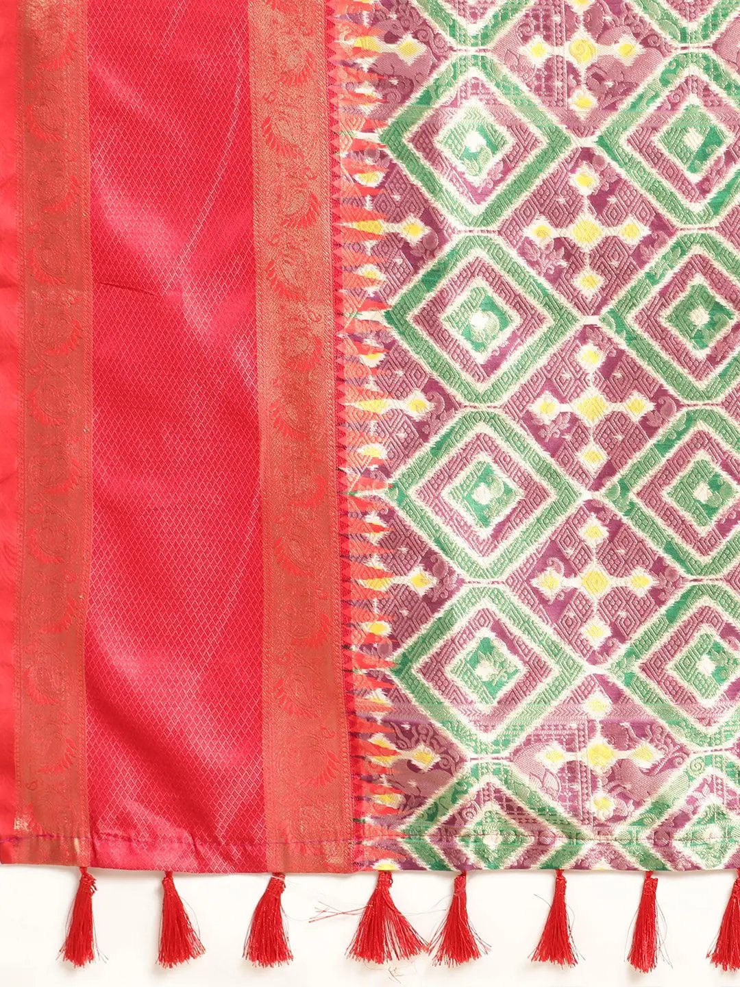 Exclusive Ganga Jamuna Pattu Border Banarasi Soft Silk Saree by My Store