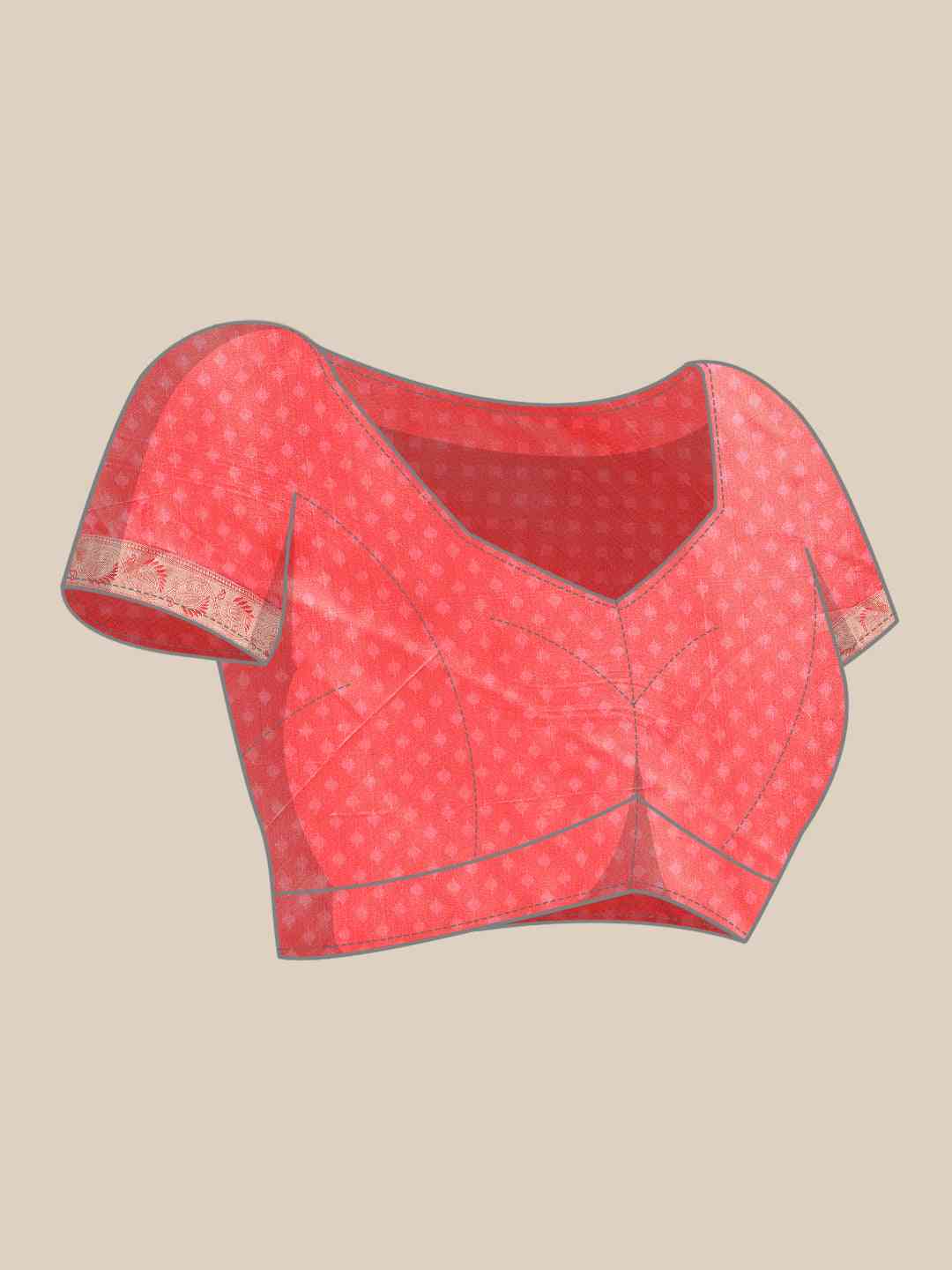 Exclusive Ganga Jamuna Pattu Border Banarasi Soft Silk Saree by My Store