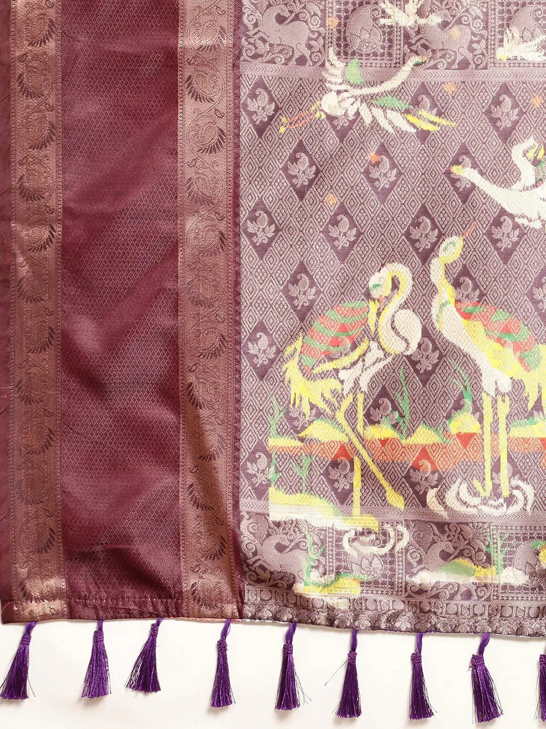 Exclusive Ganga Jamuna Pattu Border Banarasi Soft Silk Saree by My Store