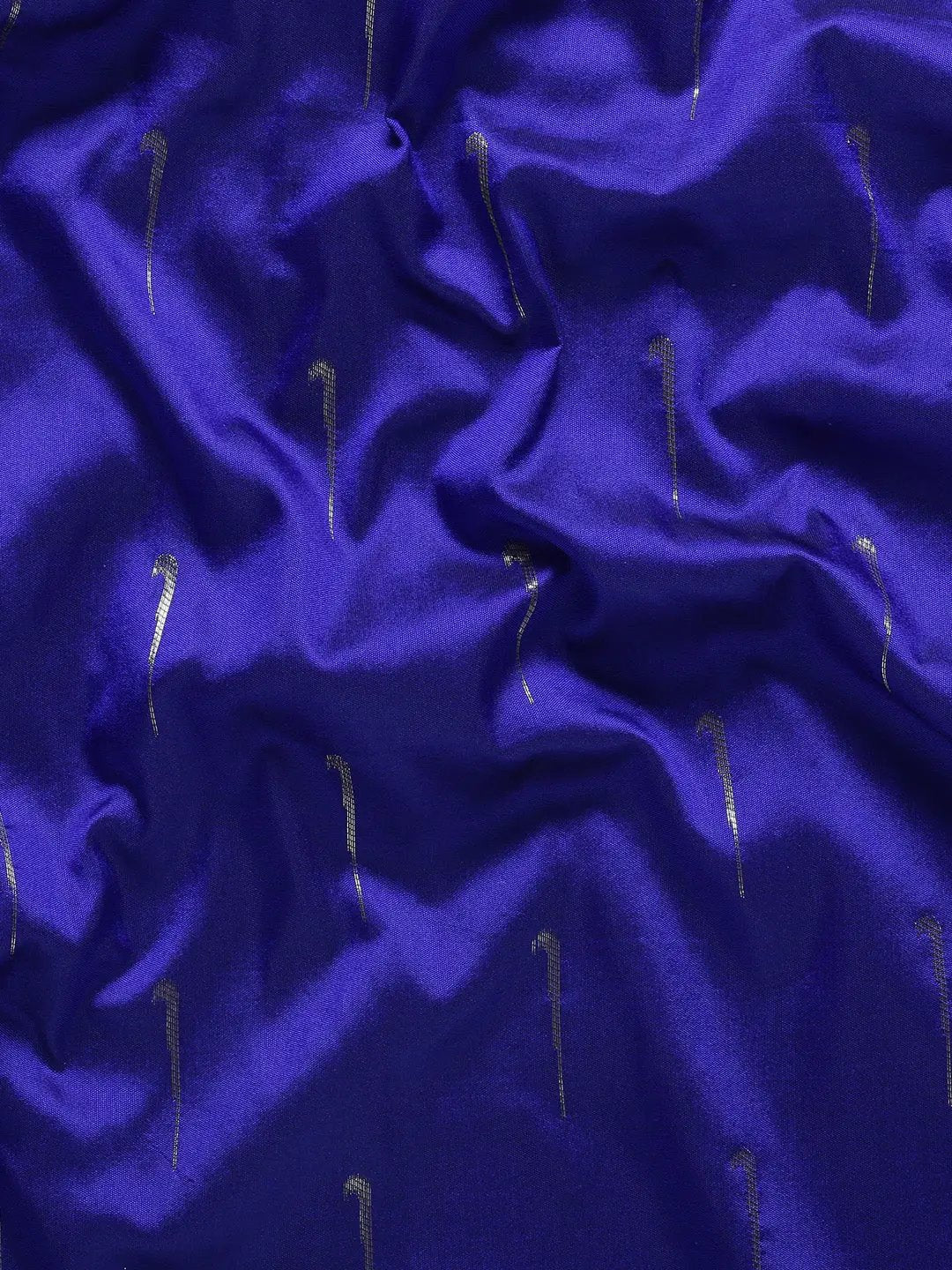 Royal Blue Colour Yevla Paithani Minakari Work Silk Saree by My Store