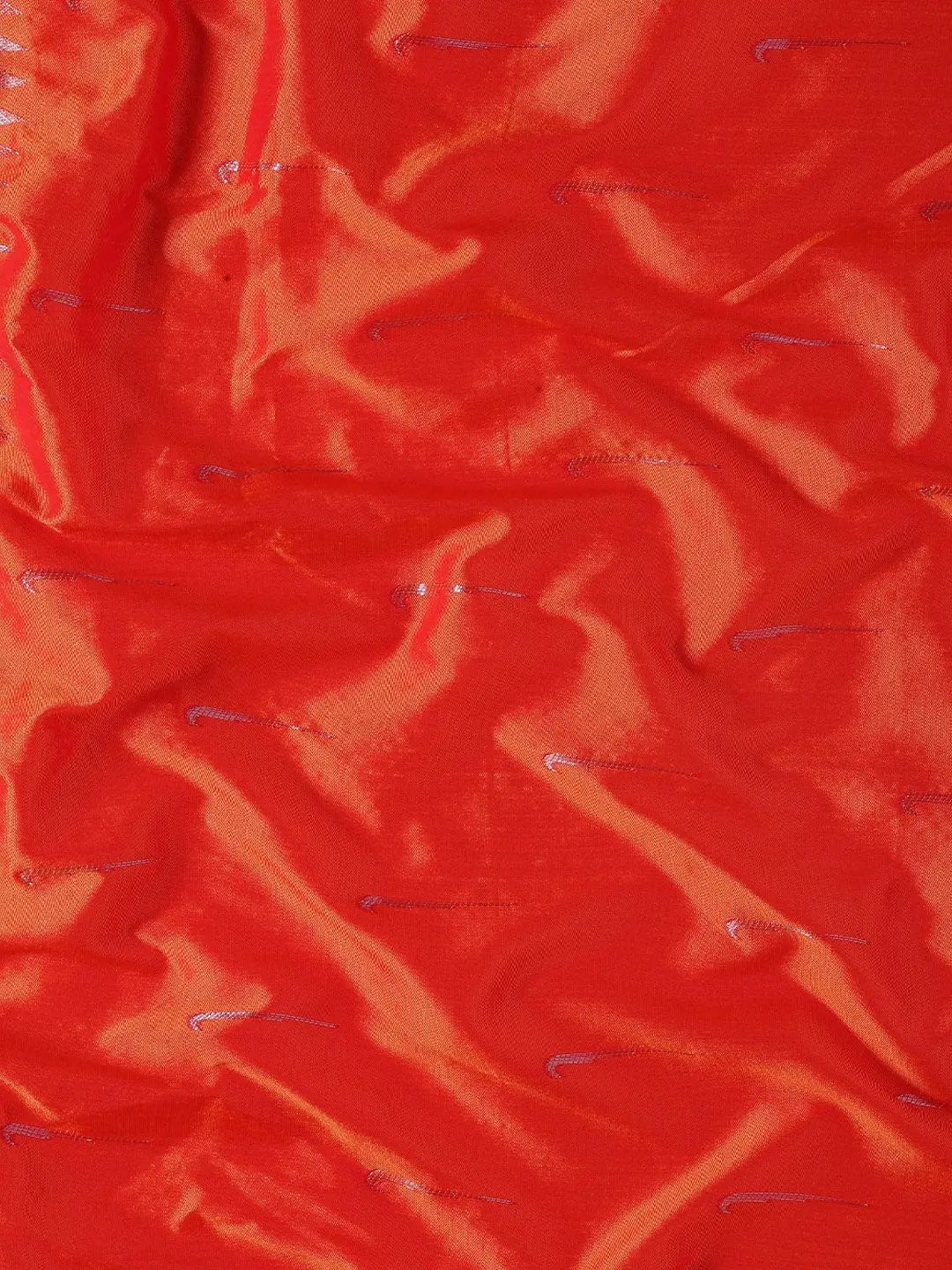Yevla Paithani Meenakari Work Silk Saree in Red Colour
