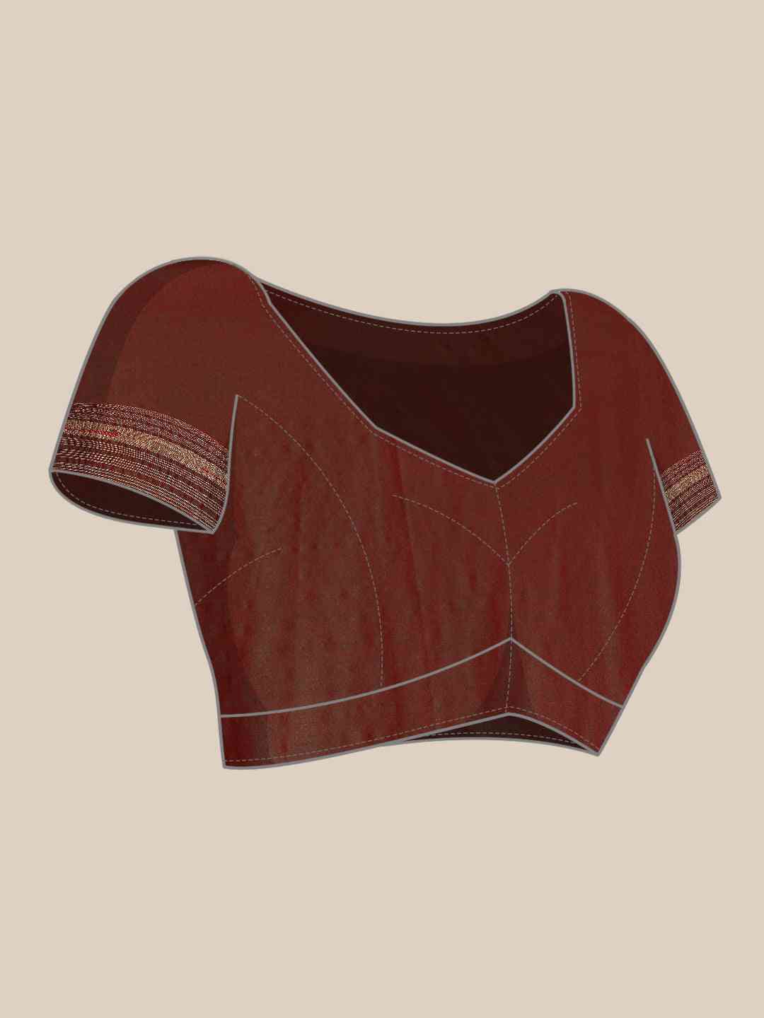 Yevla Paithani Meenakari Work Silk Saree in Red Colour
