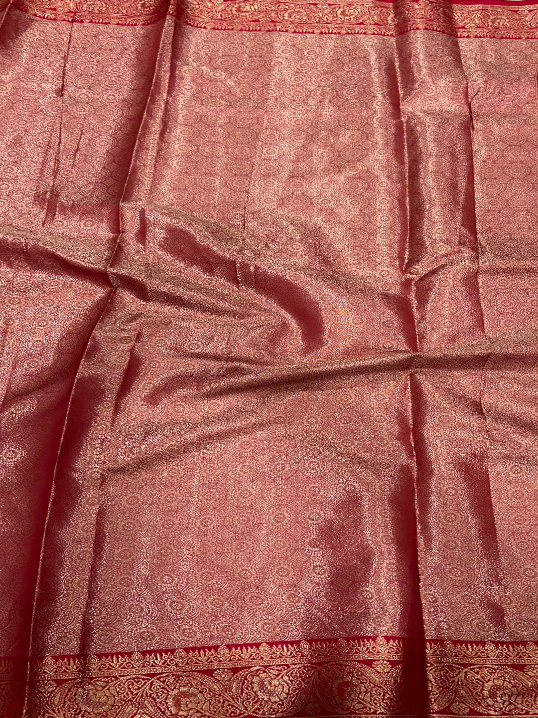 Regal Wine Kora Tissue Saree