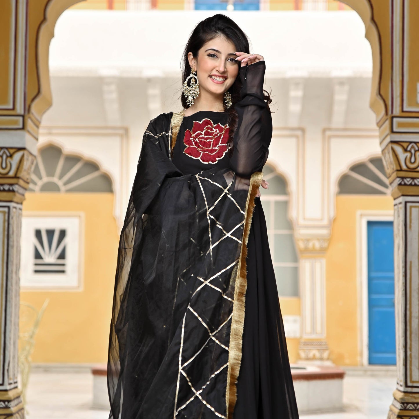 BLACK ROSE SUIT SET