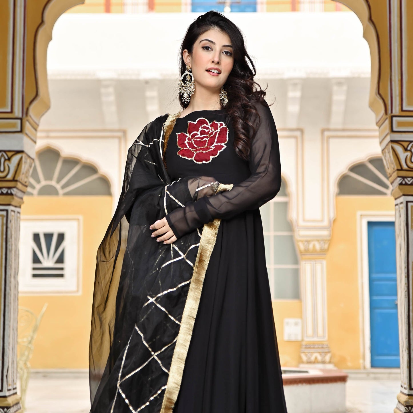 BLACK ROSE SUIT SET