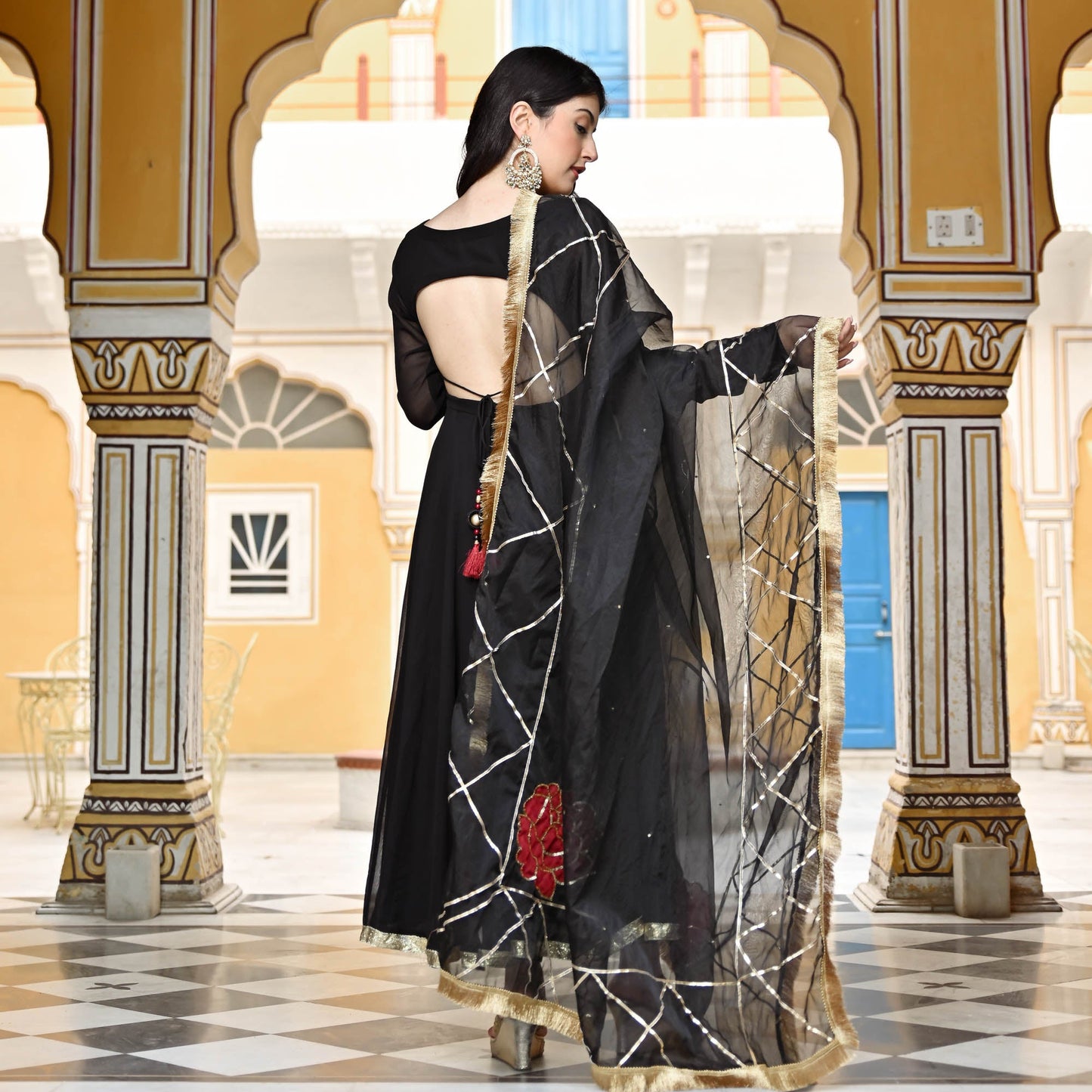 BLACK ROSE SUIT SET
