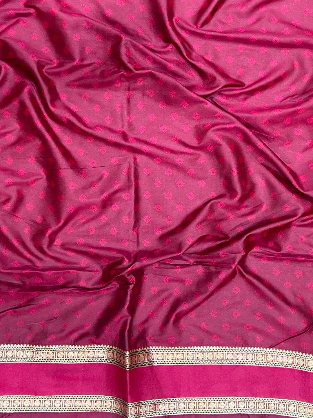 Raven Black Soft Silk Floral Butta Saree by My Store