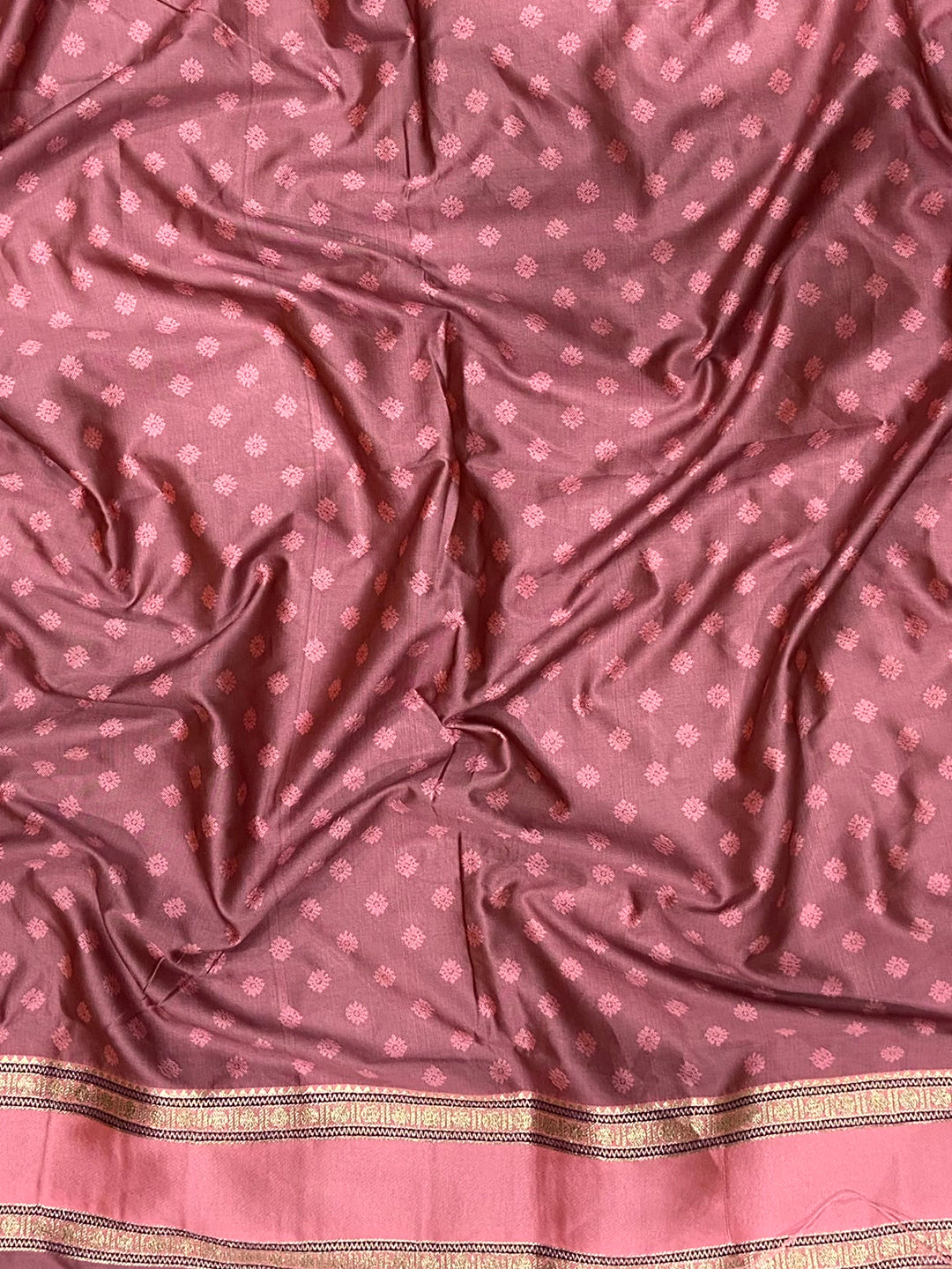 Vibrant Wine Soft Silk Floral Butta Saree