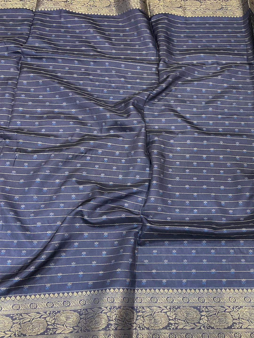 Olive Chex Radiance Banarasi Silk Saree by My Store