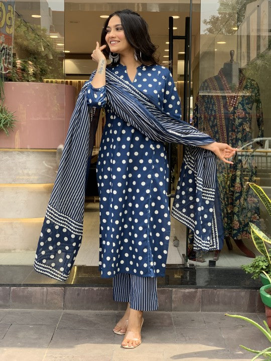 Elegant Blue Kurta Set for Women – Ethnic & Festive Wear