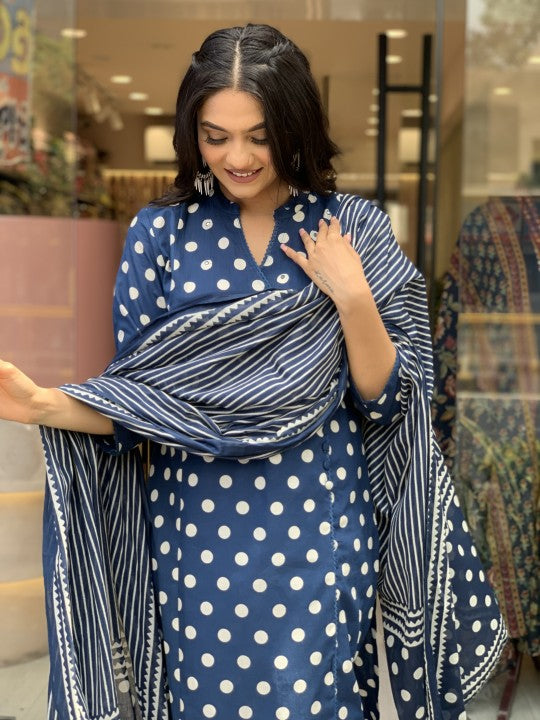 Elegant Blue Kurta Set for Women – Ethnic & Festive Wear