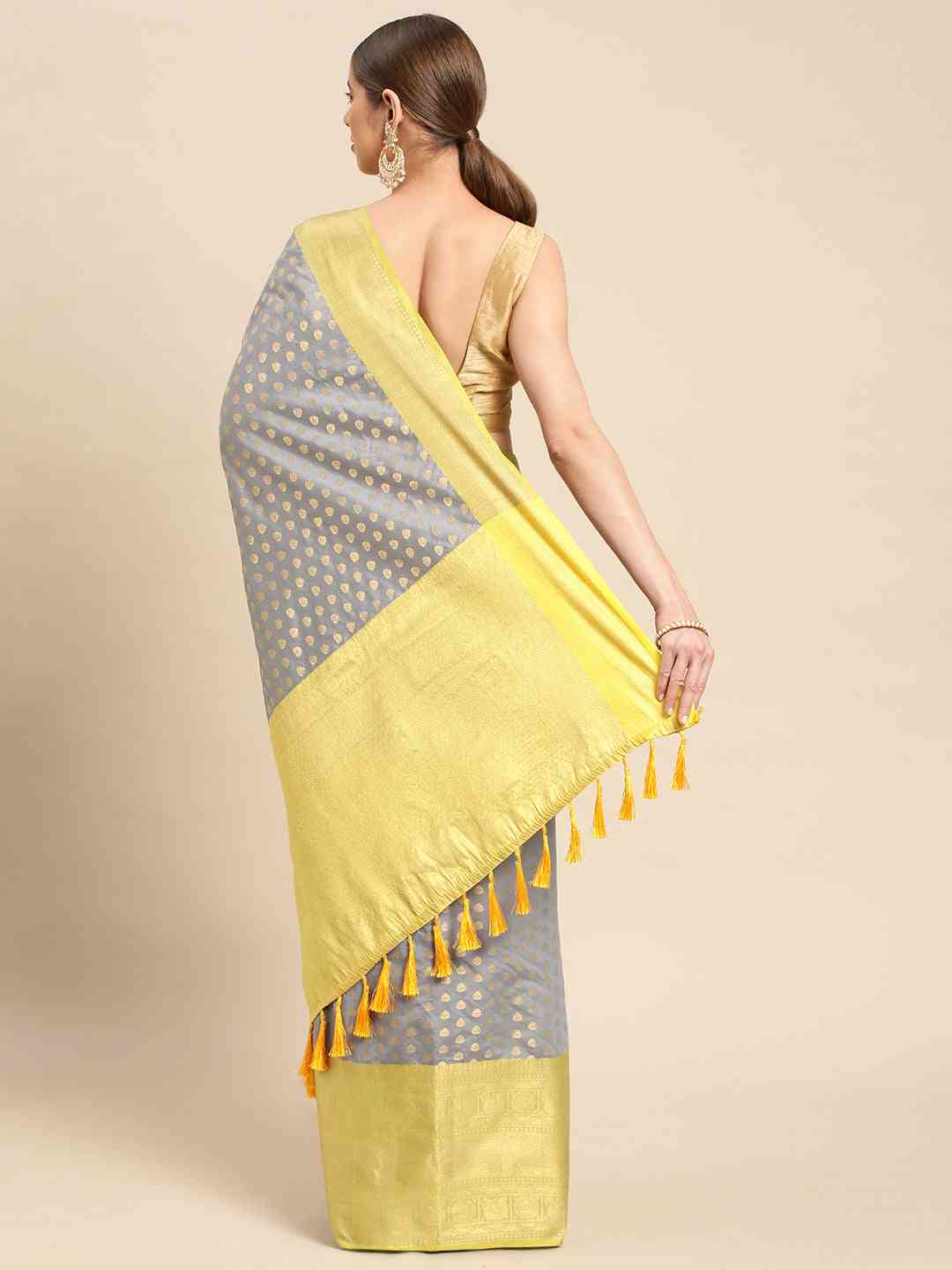 Banarasi Katan Silk Butti Design Festive Wear Saree