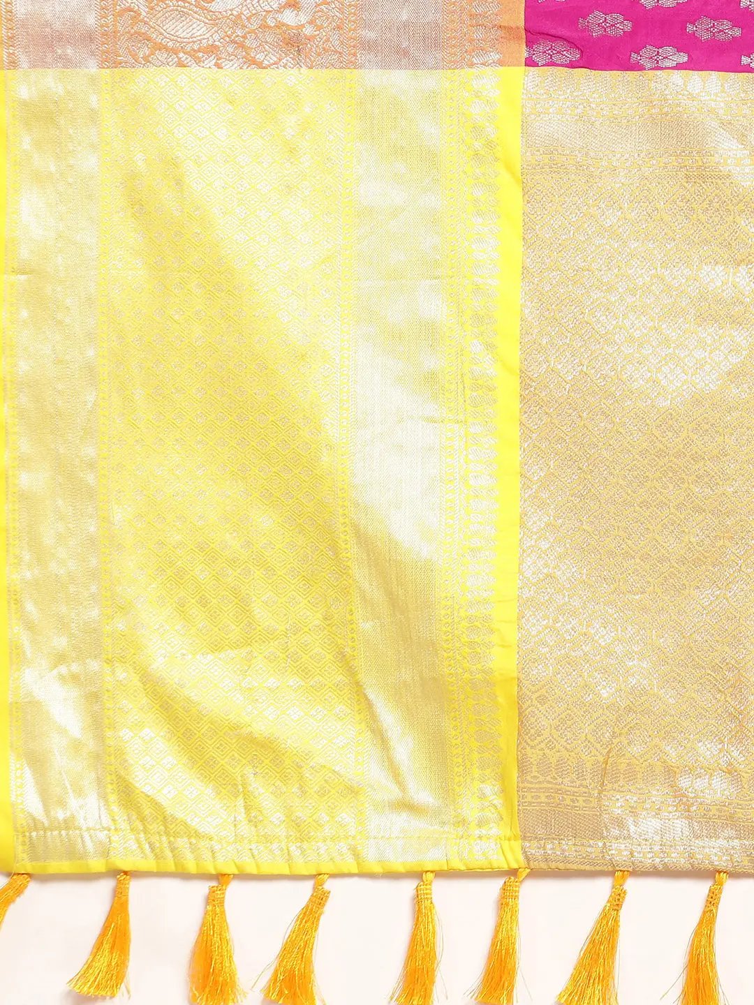 Pink Banarasi Katan Silk Festive Wear Saree