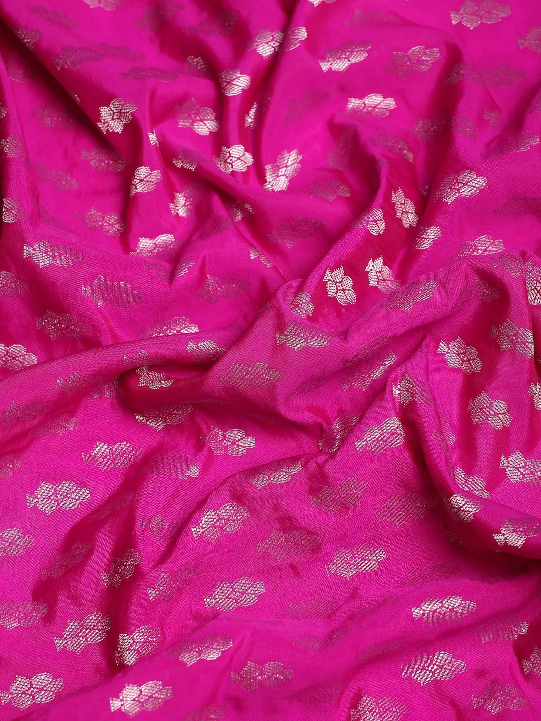 Pink Banarasi Katan Silk Festive Wear Saree