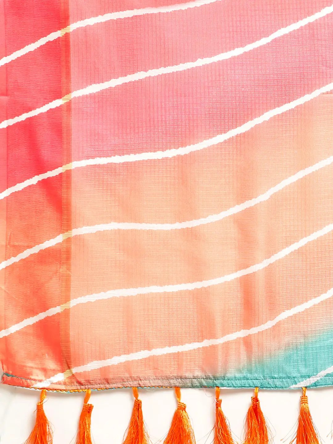 Soft Satin Kota Doriya Batik Digital Print Saree by My Store