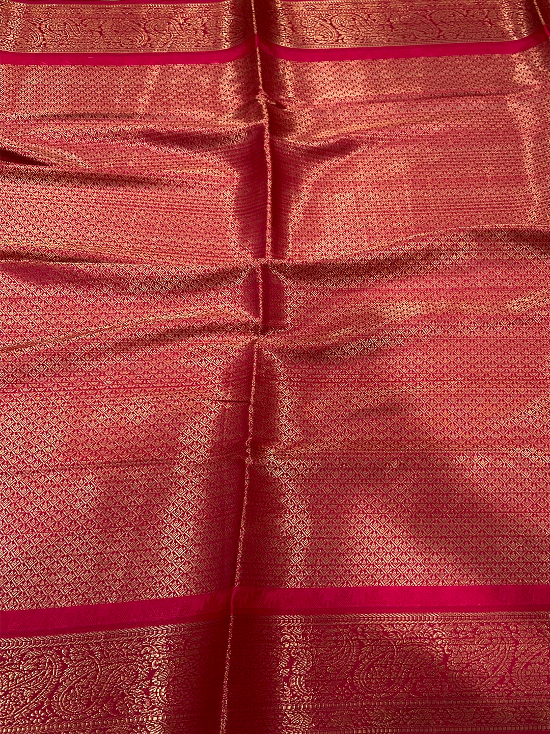 Pink Floral Bloom Kovai Rettapet Saree