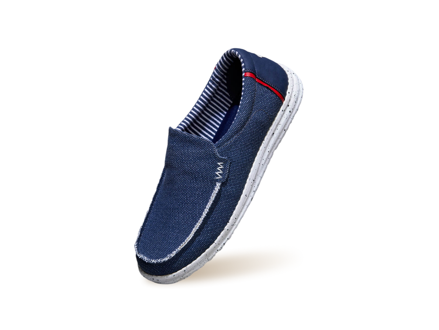 The Wanderers Slip Ons : Navy by My Store