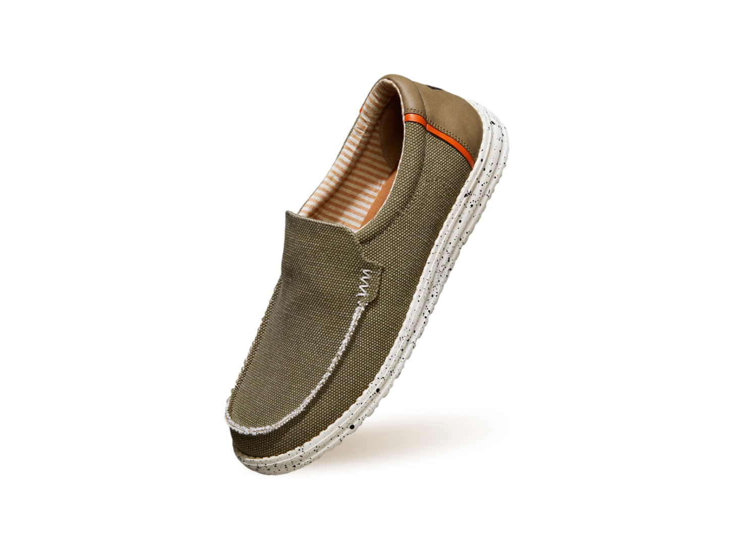 The Wanderers Slip Ons : Olive by My Store