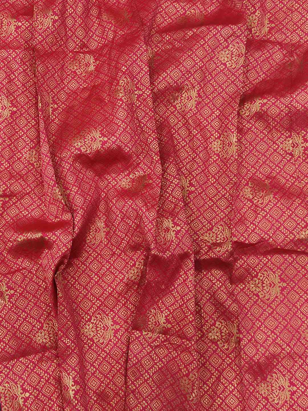 Soft Pure Georgette Saree With Thread Weaving Print by My Store
