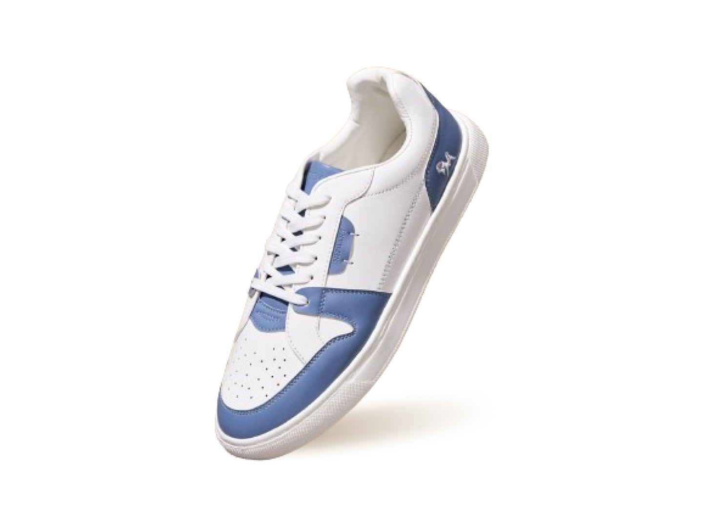 Retro Slick Sneakers : Blue and White by My Store