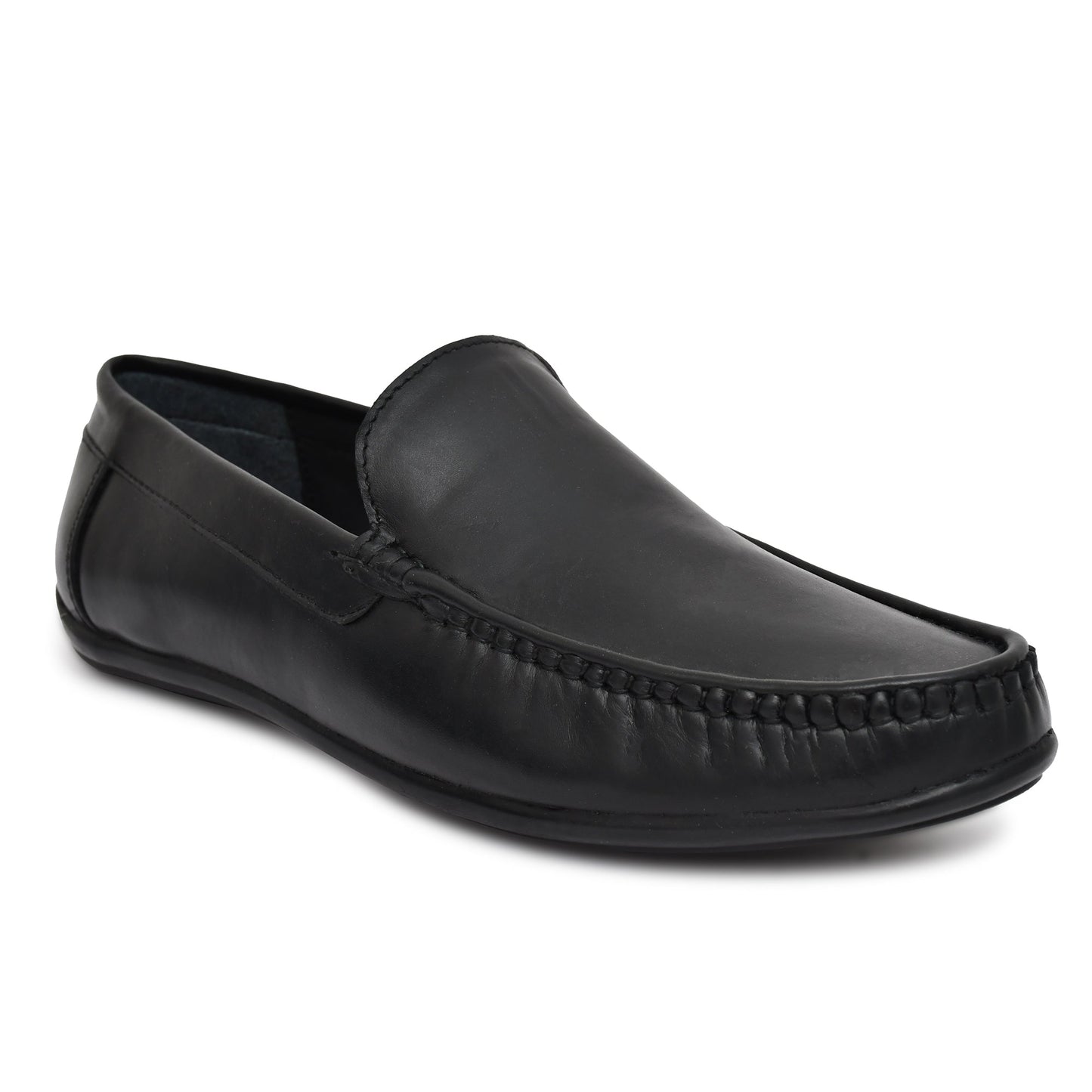Black Leather Loafers
