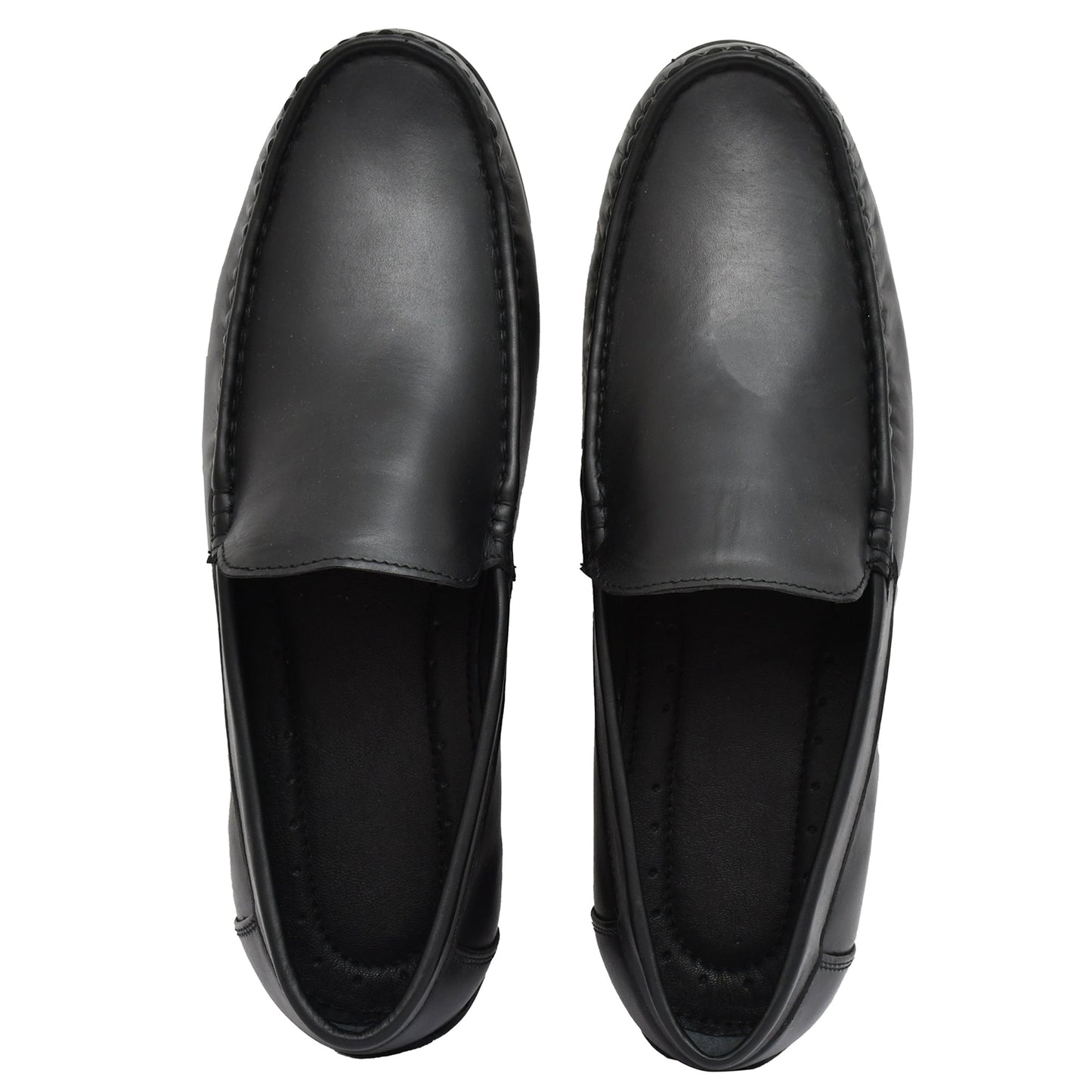 Black Leather Loafers