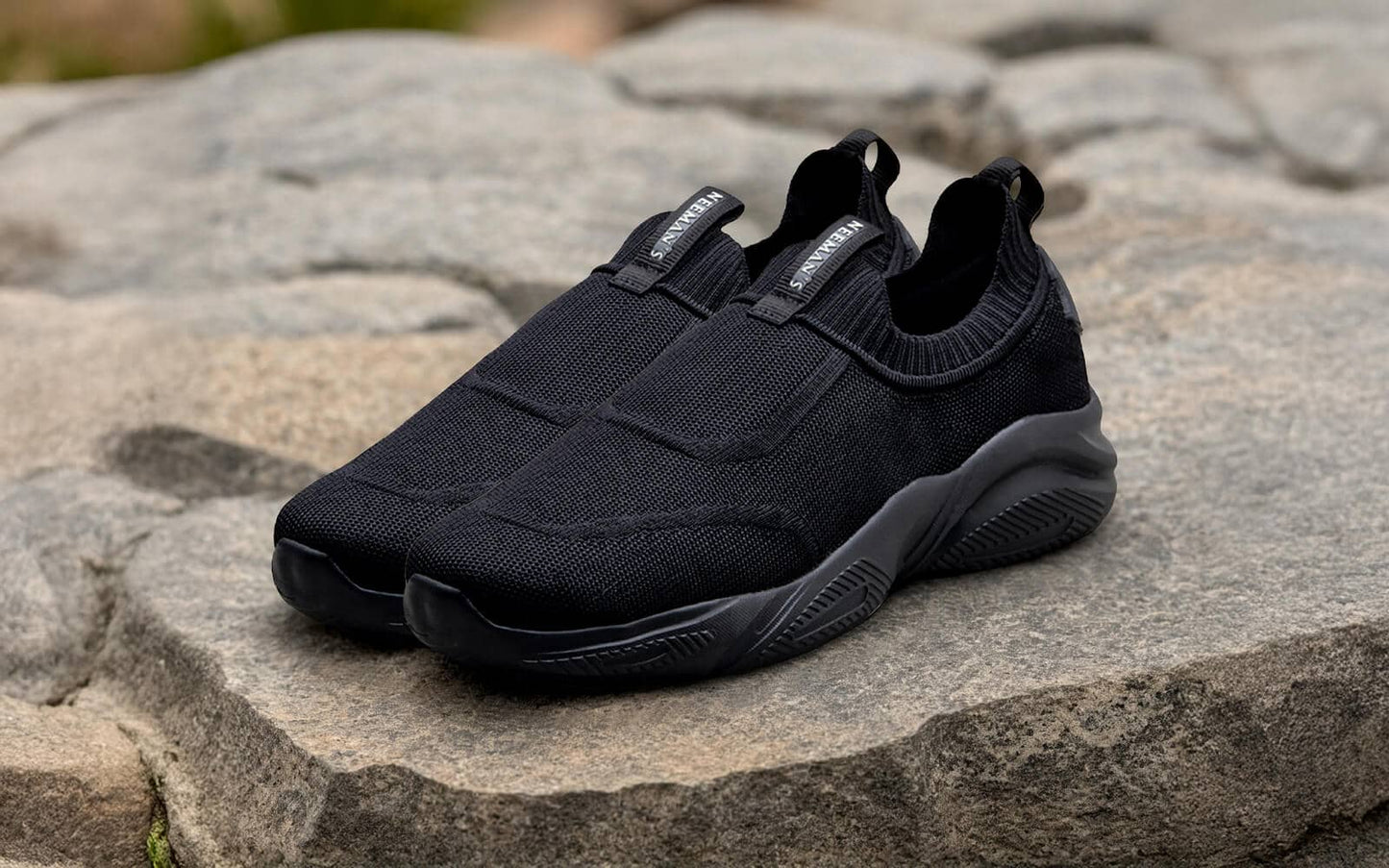 Sole Max Slip Ons : Ultra Black by My Store