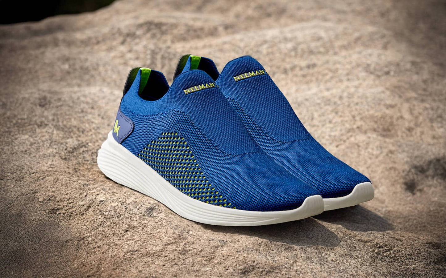 Everyday Basic Slip Ons : Neon Navy by My Store