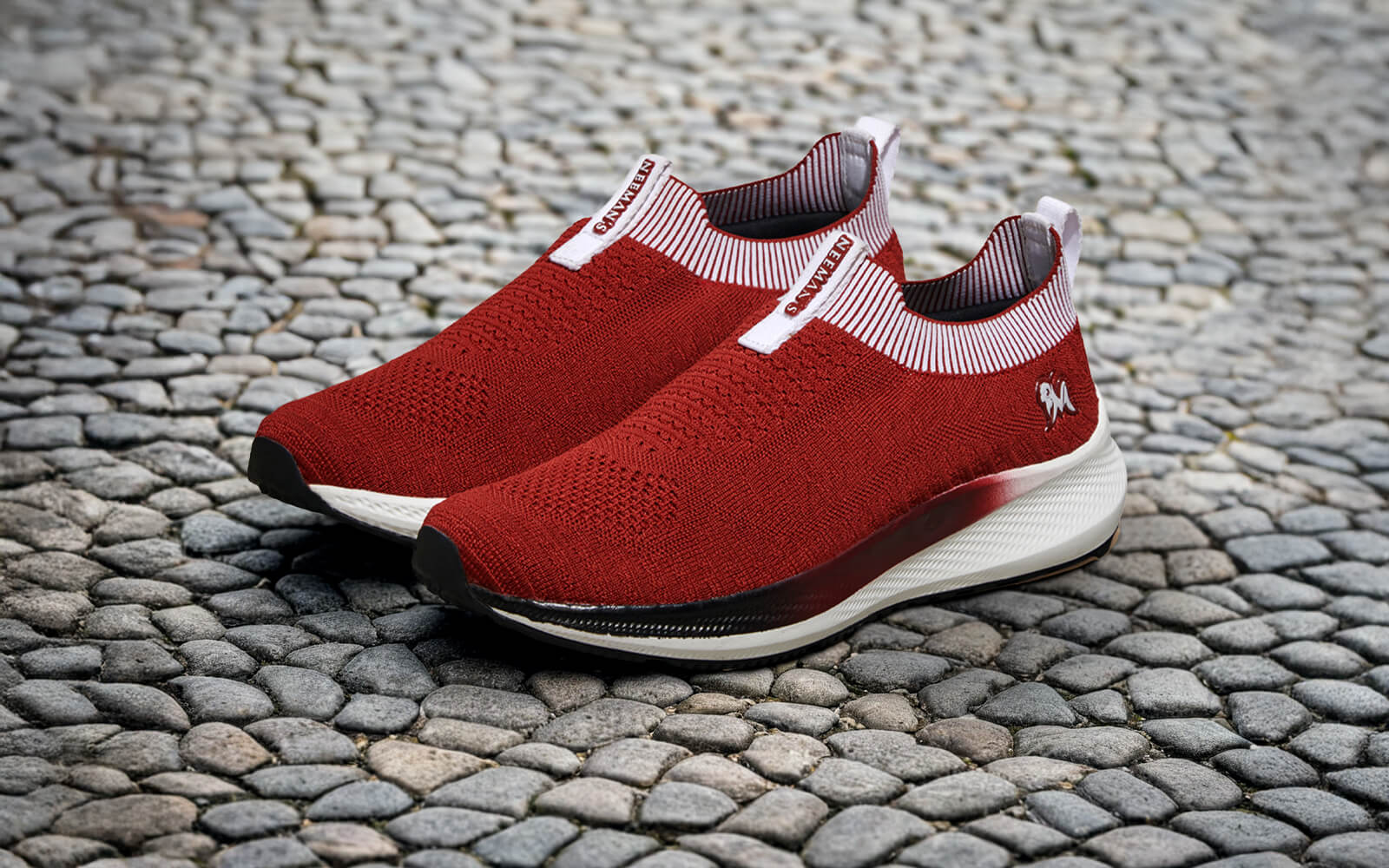 Grip Fit Slip Ons : Maroon by My Store