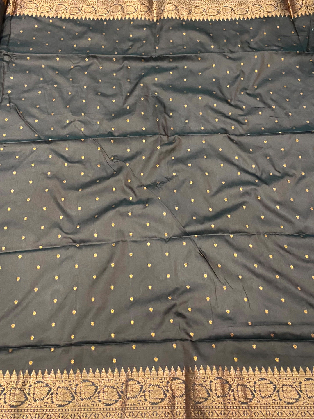 Brown Soft Silk Coppar Zari Weaving Saree by My Store
