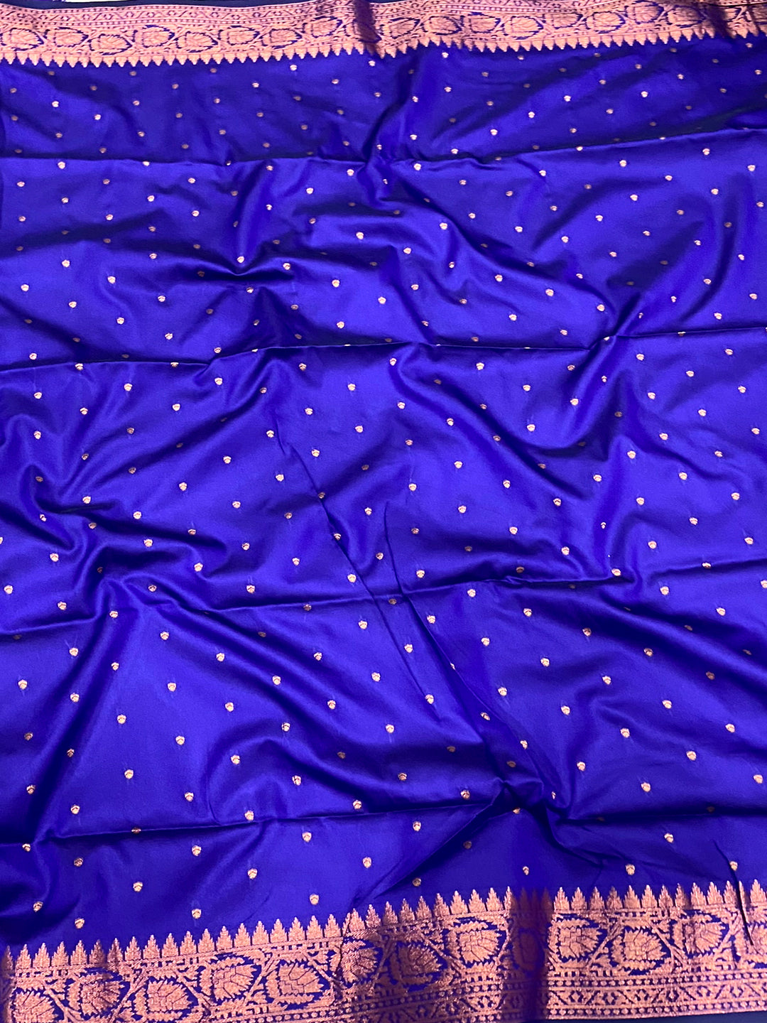 Purple Soft Silk Coppar Zari Weaving Saree by My Store
