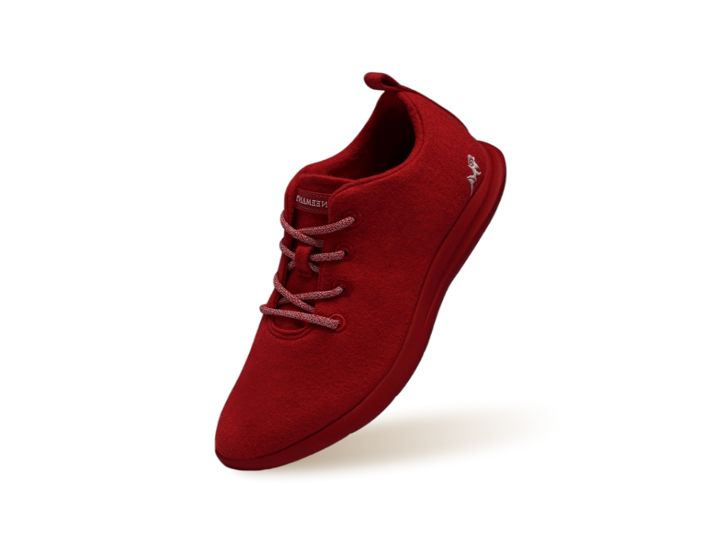 Wool Joggers : Coral Red by My Store