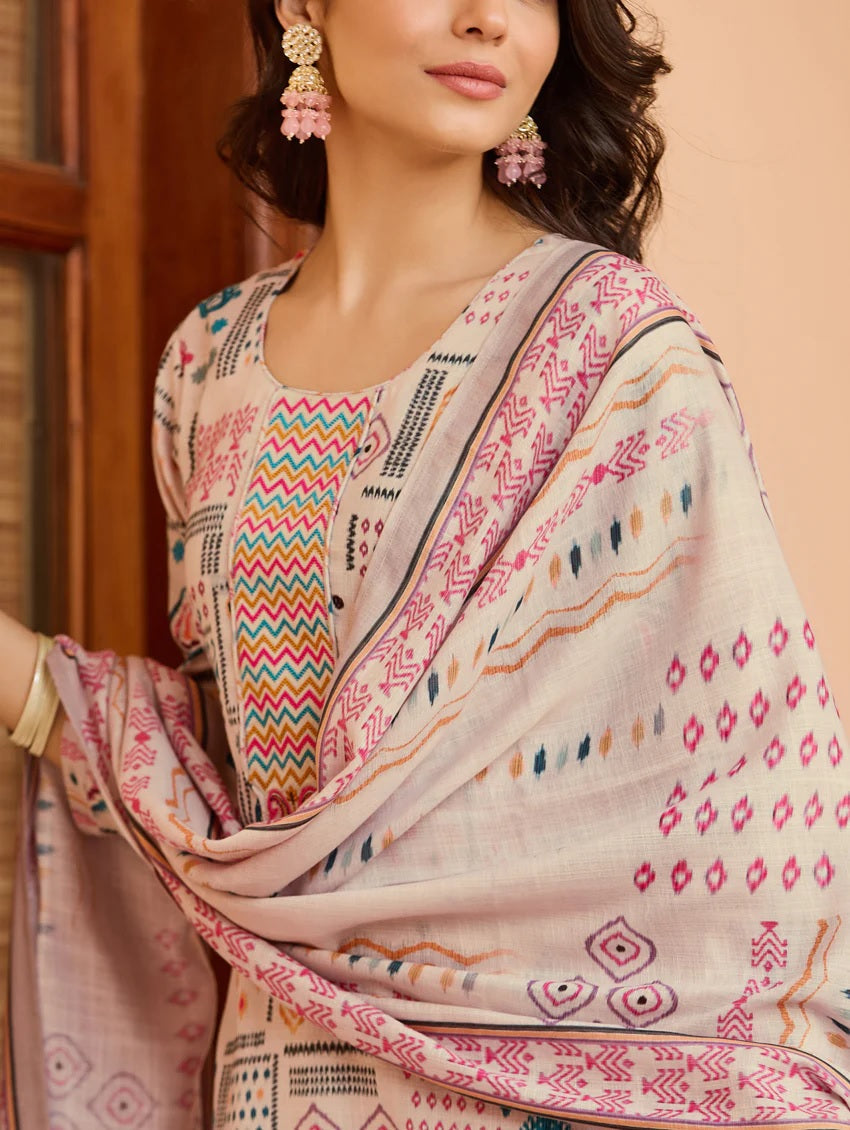 Summer Special Cotton Printed Kurta Set